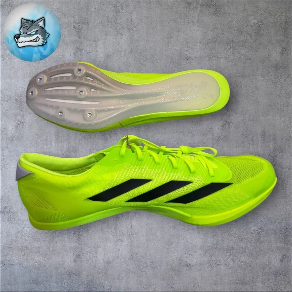 Adidas Adizero Finesse Track Spikes Lucid-Lemon/Black Men's Size 14.5 IG2018